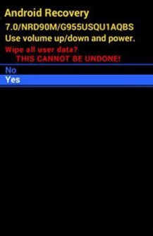 Cómo Hacer Un Restablecimiento Completo Del Samsung Galaxy A71 5 Seleccione La Opción Sí