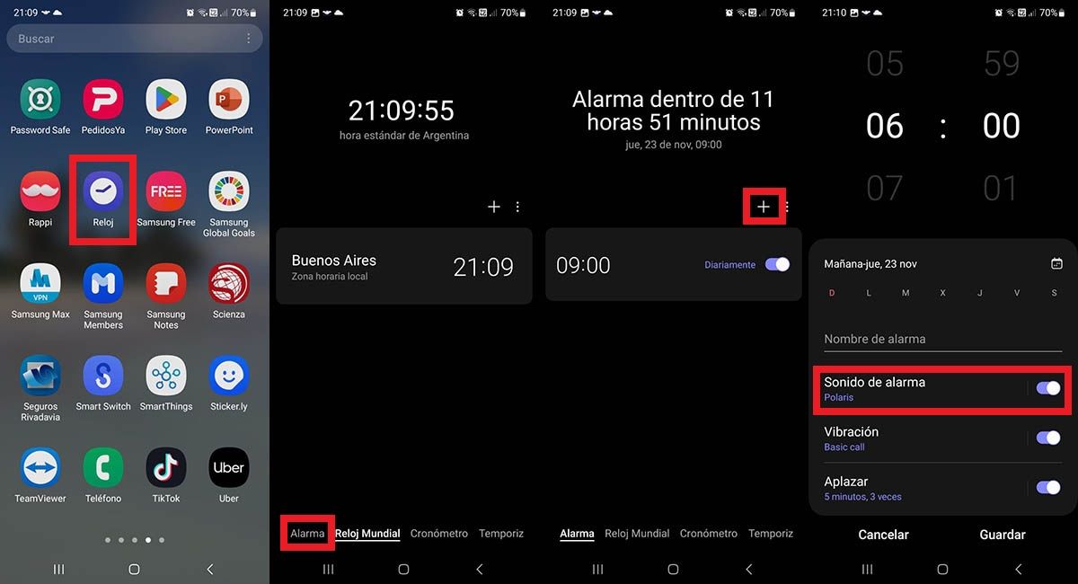 Create An Alarm On Your Samsung Mobile