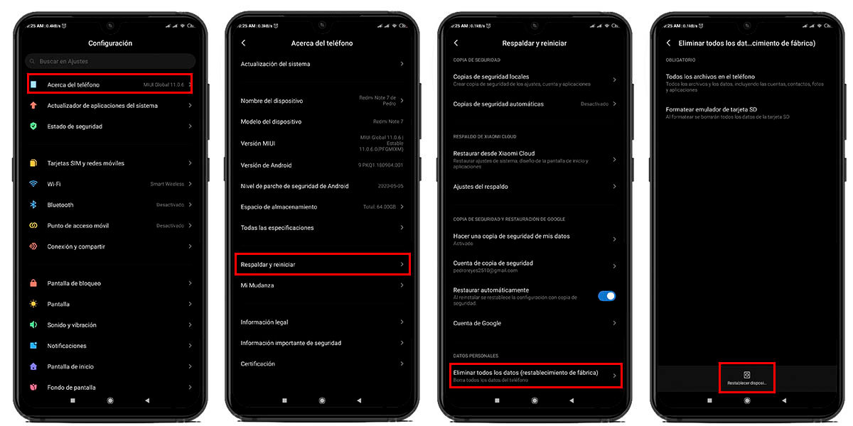 Factory Reset Xiaomi From Miui