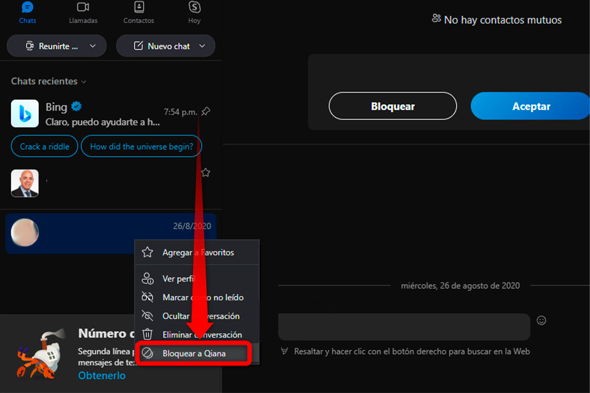 Block Unwanted Skype Contacts
