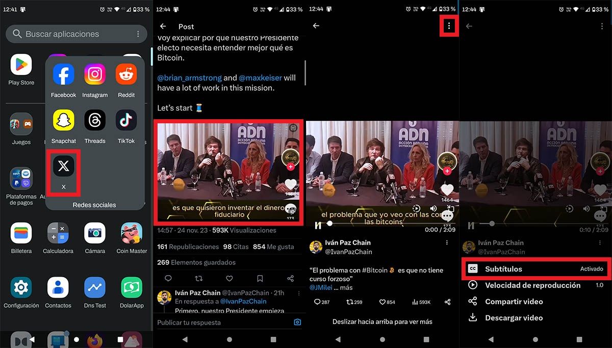 Disable Video Subtitles X Twitter