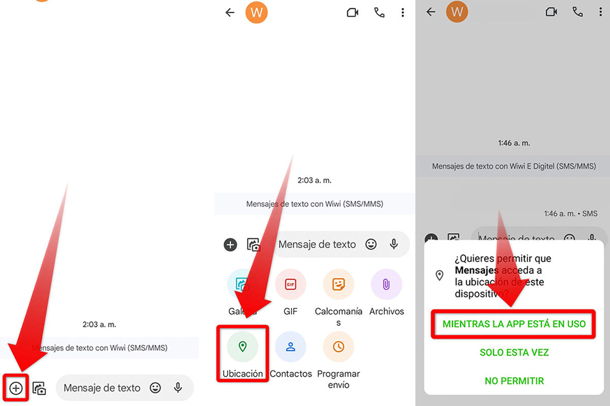 So You Can Text Your Location From Your Mobile.