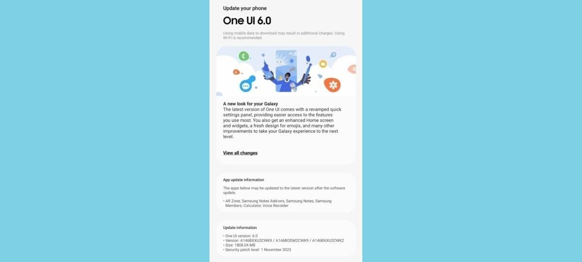 The Galaxy A14 5G Will Receive A Ui 6 Update With Android 14