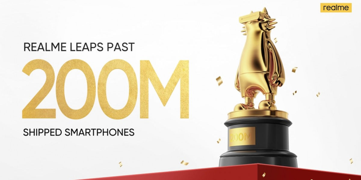 Realme Celebrates 200 Million Smartphones Sold In 5 Years!