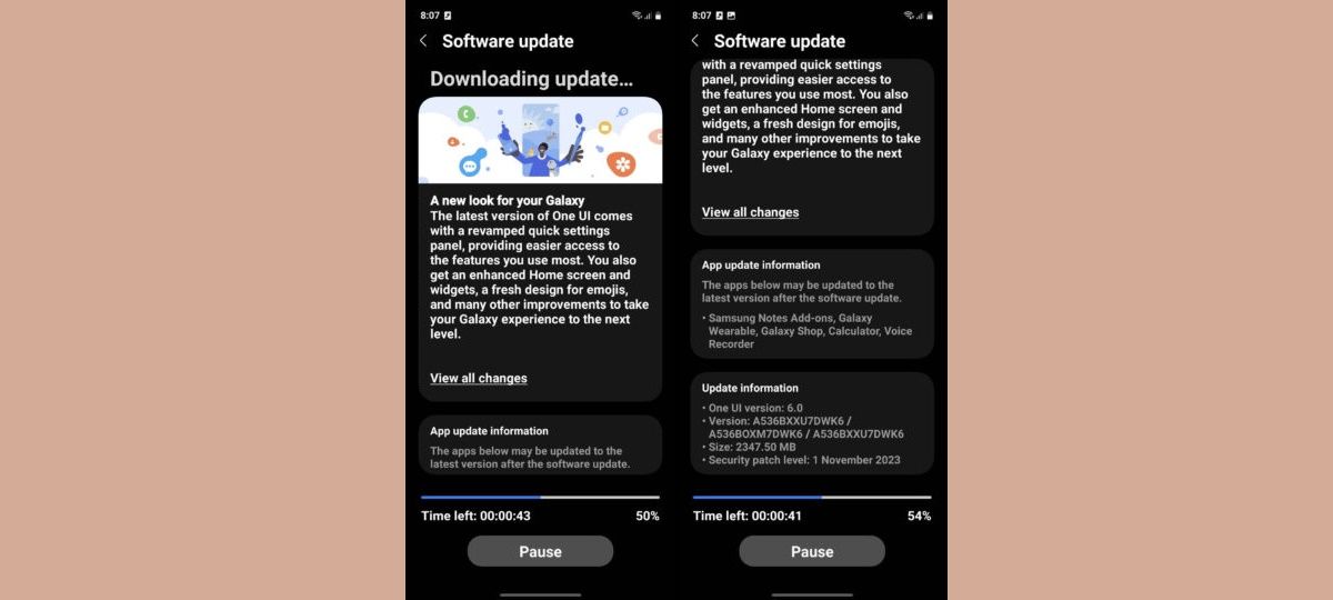 Galaxy A53 Has Been Updated To Android 14 In Europe