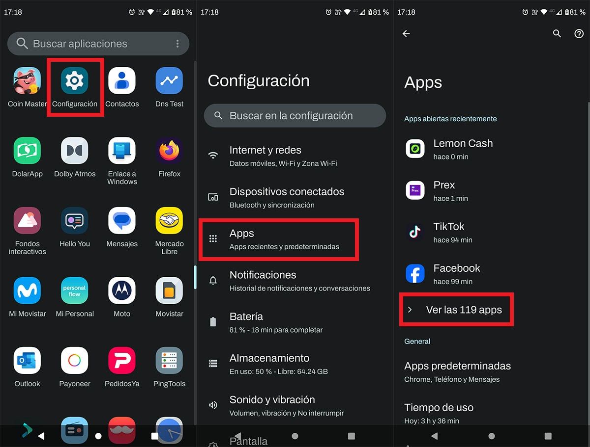 See All Applications Installed On Motorola