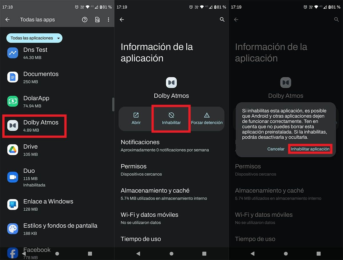Disable Dolby Atmos Motorola
