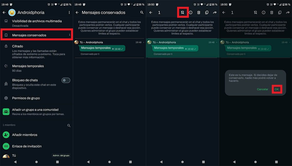 View And Delete Temporary Whatsapp Messages
