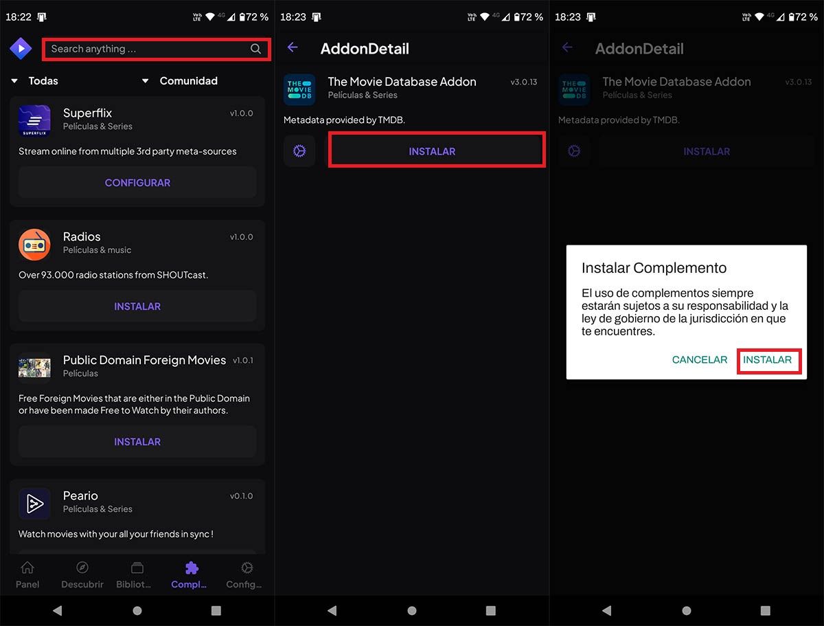 Install The Icon On Stremio For Android