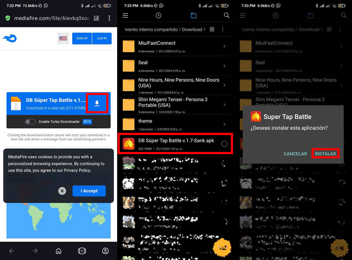 如何下载并安装适用于 Android 的 Dragon Ball Tap Battle 1.7 Apk