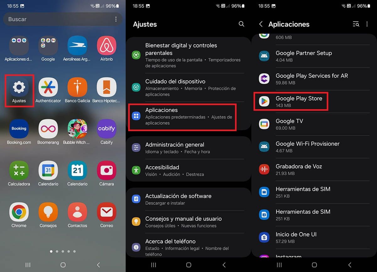Accede A La Configuración De Play Store En Samsung