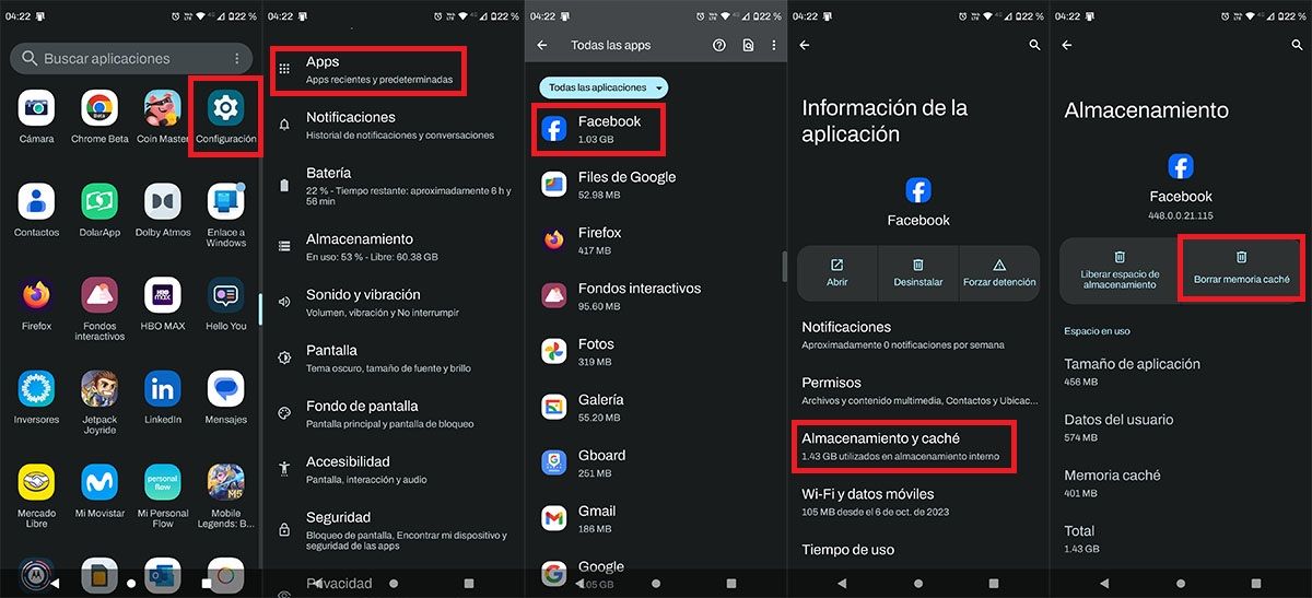 Borrar La Memoria Caché De La Aplicación De Facebook