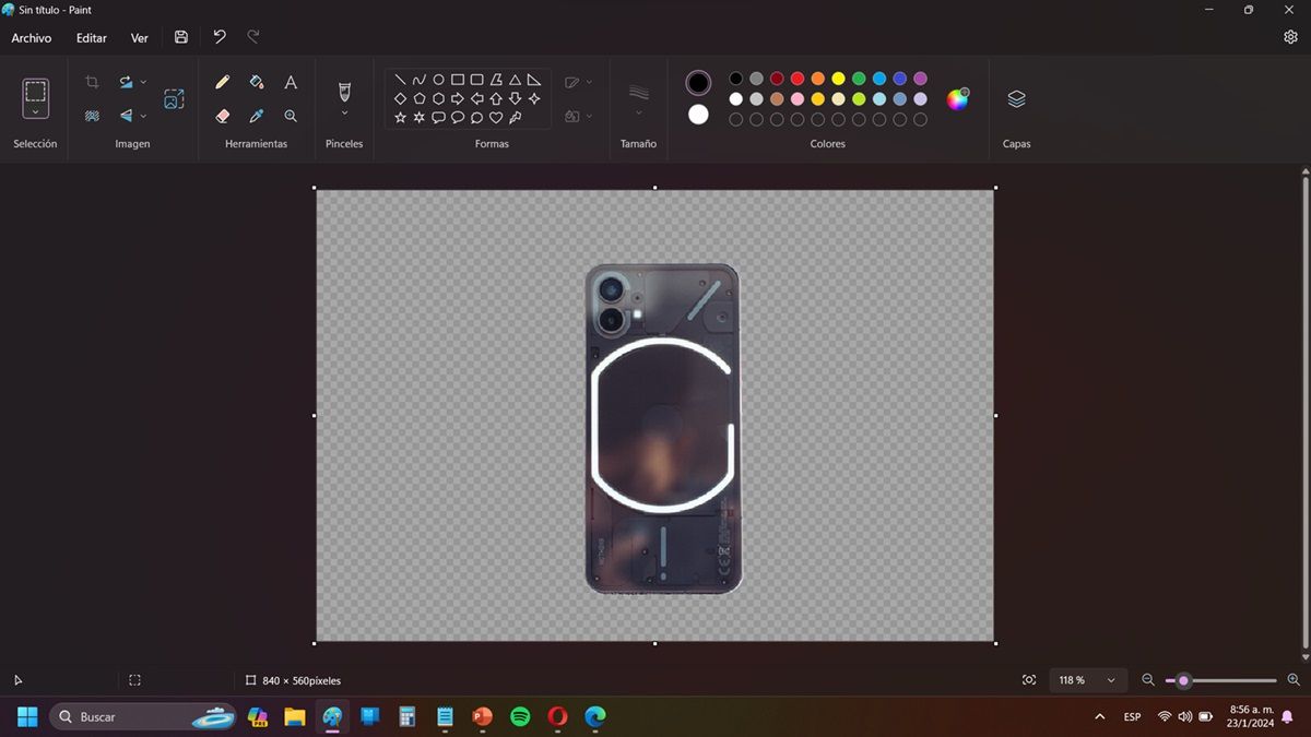 Cómo Eliminar La Imagen De Fondo En Windows 11 5 Cómo Eliminar El Fondo De Una Imagen En Windows 11 - Imagen De Fondo Eliminada
