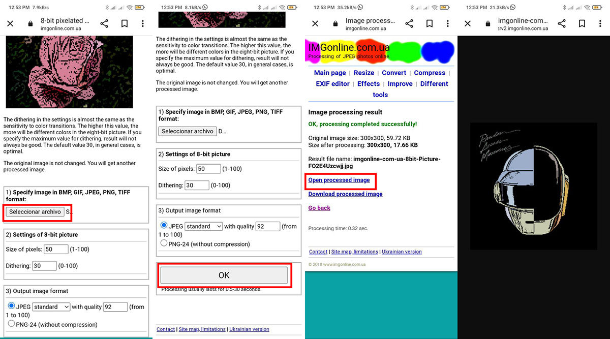 Imgonline, A Very Diverse Editor