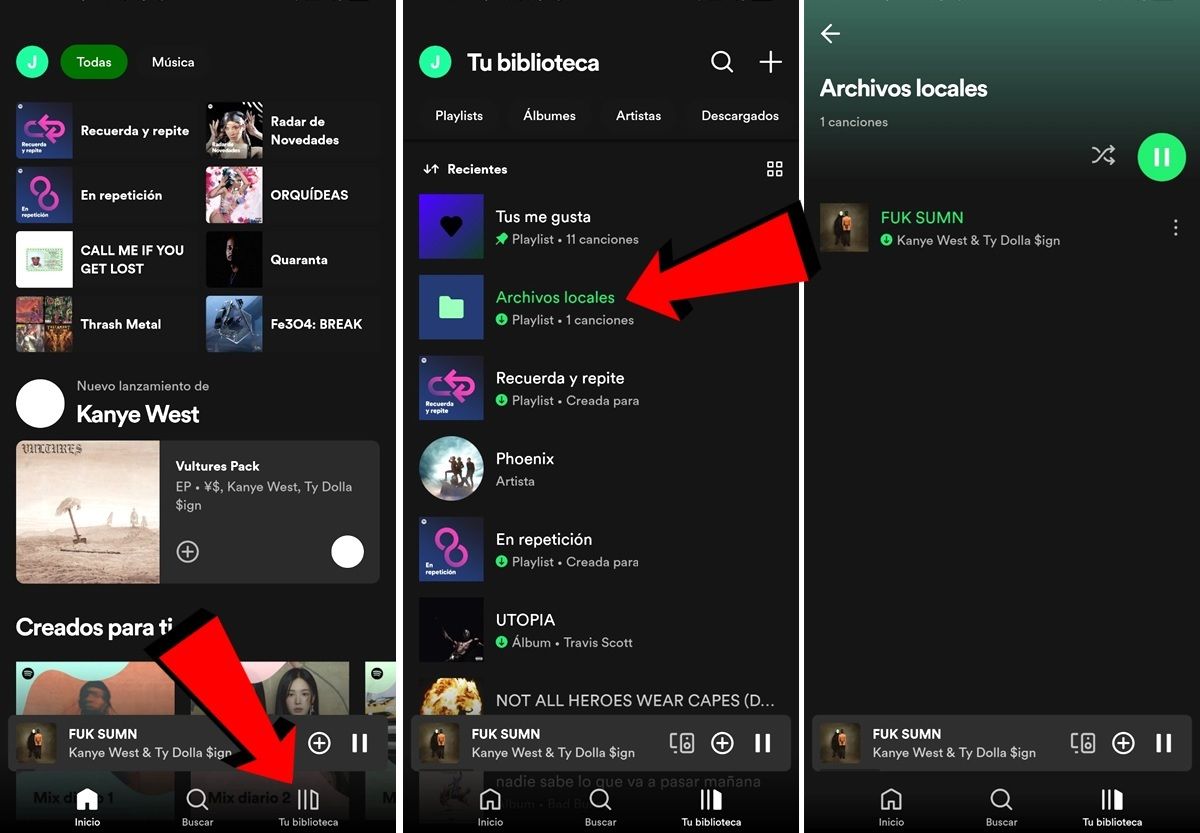 Where Can You Find Songs Downloaded From An Internet Location File On Spotify?