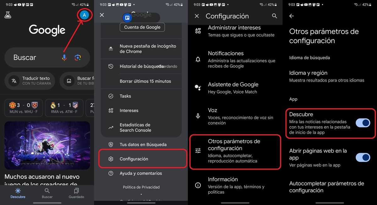 Here'S How You Can Activate Google Discovery On Android.