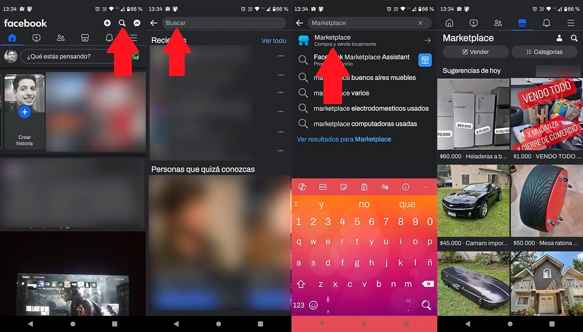 Open Marketplace For Android From The Facebook Search Engine