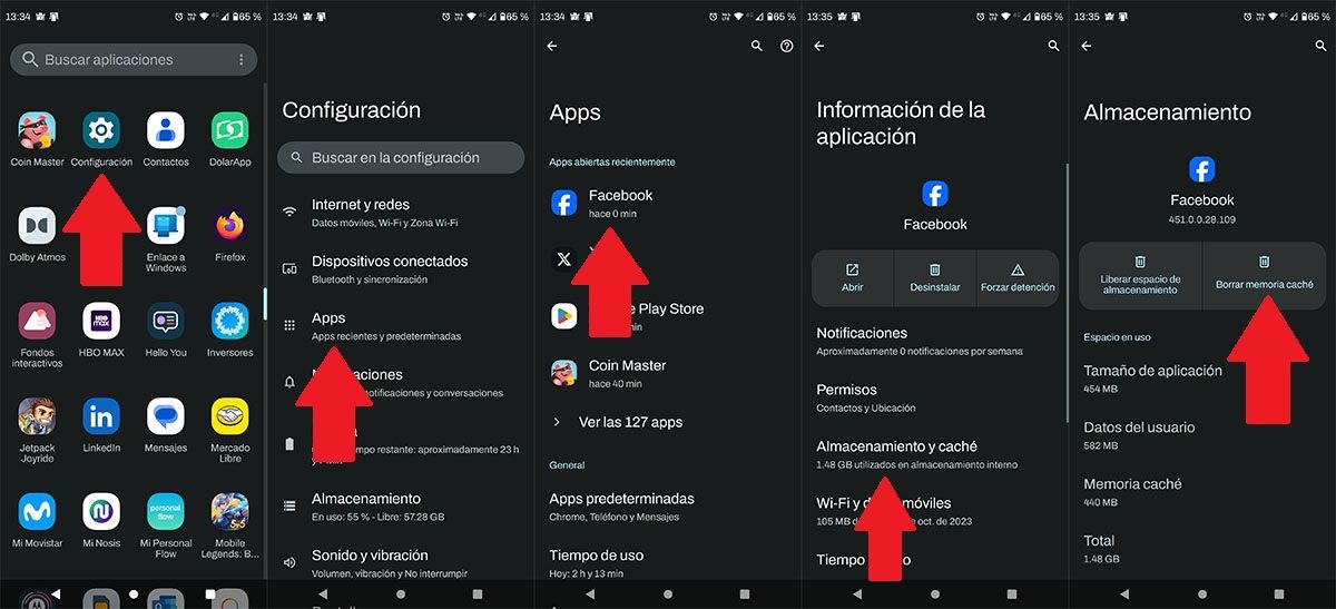 Clear Cache Of Facebook App For Android