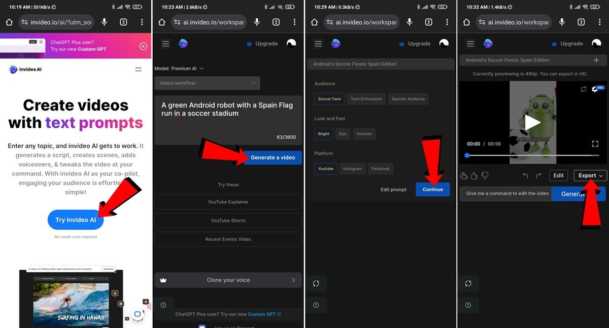 Invideo Ai App To Create Video With Text Ai