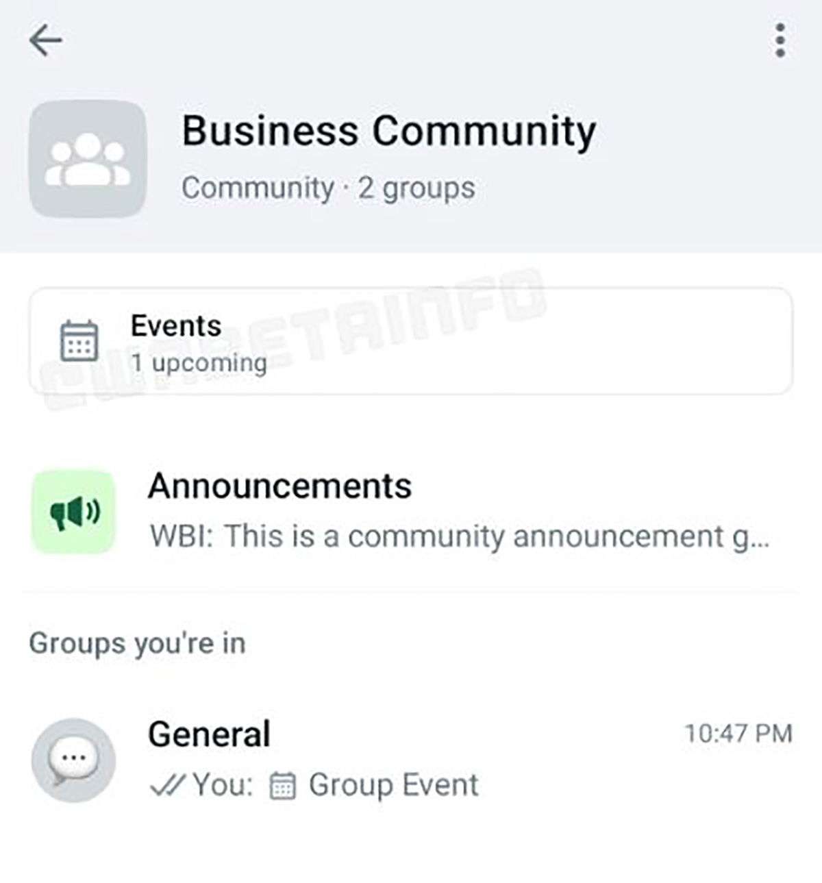 Schedule Events In Whatsapp Communities