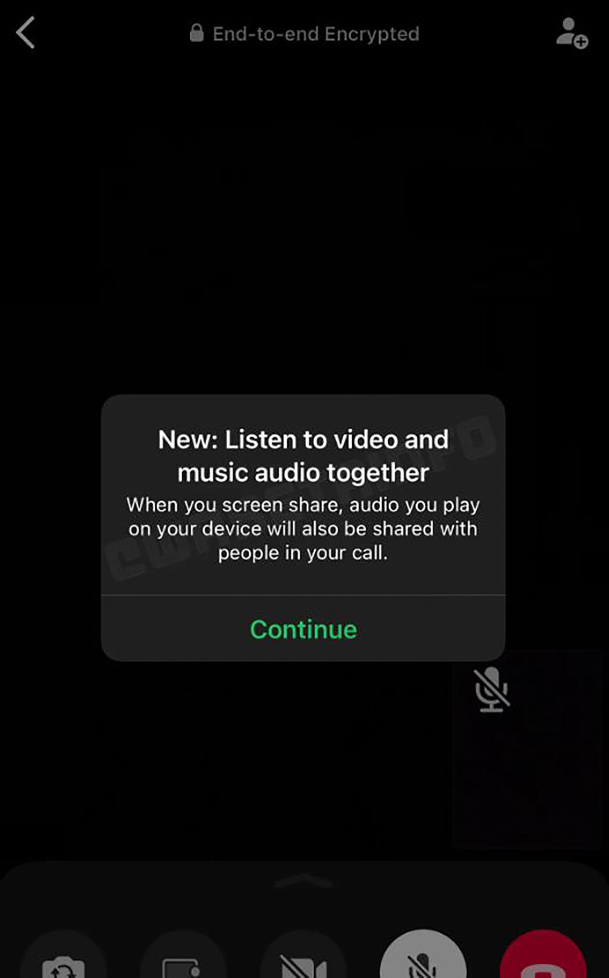 Share Videos And Audio With Other Whatsapp Users During Calls
