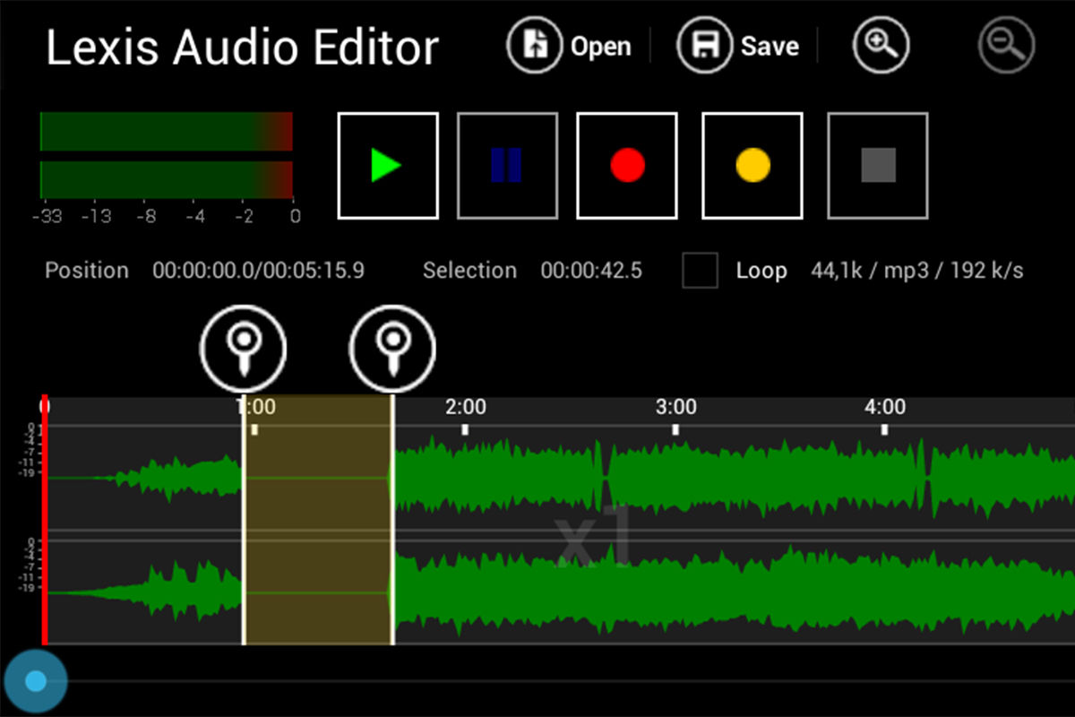 Lexis Audio Editor