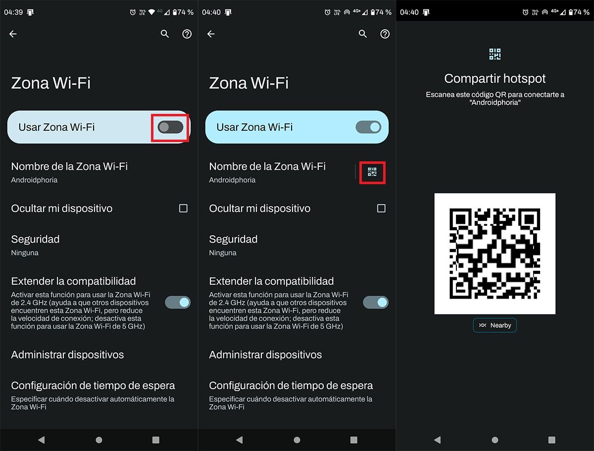 Motorola Internet Sharing