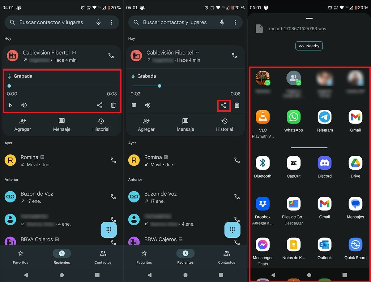 Where Are The Recorded Calls On The Motorola Phone?
