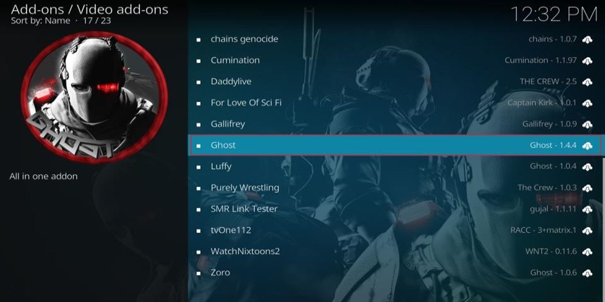 Ghost Kodi Addon To Watch Ufc Fights