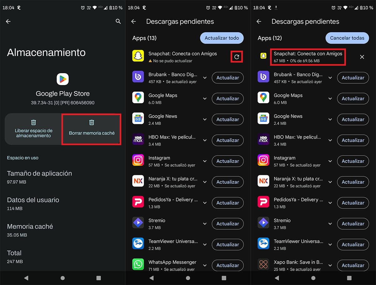 Fix The Problem Unable To Update In Play Store
