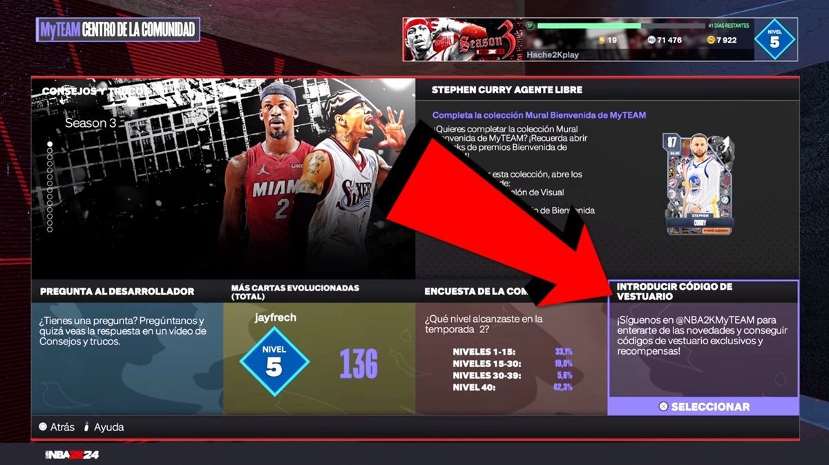 Step By Step To Use Locker Room Codes In Nba 2K24