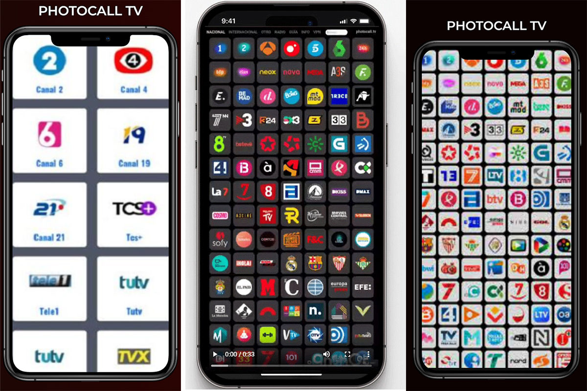 Photo Call Tv Channels