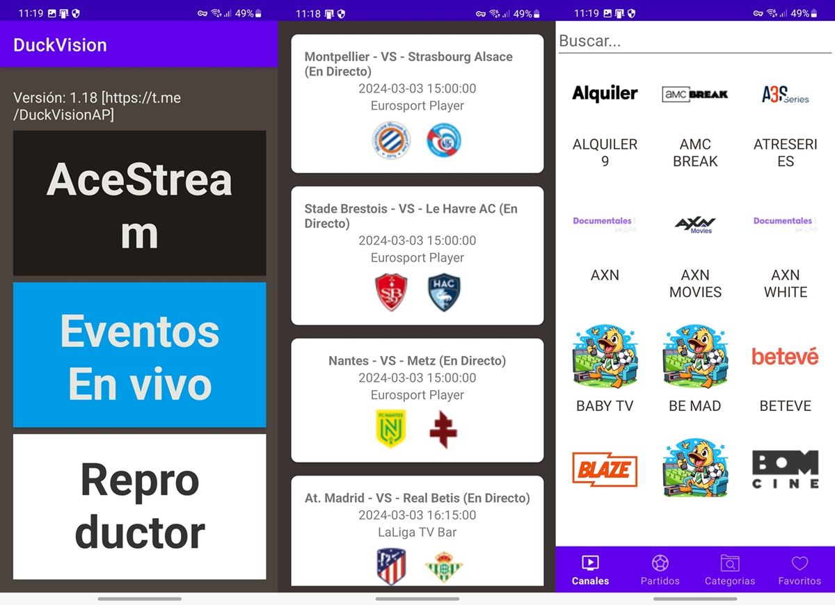 Duckvision App To Watch Football For Free