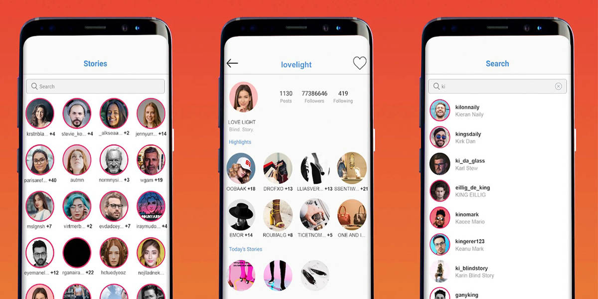 Blindstory App See Unknown Instagram Stories