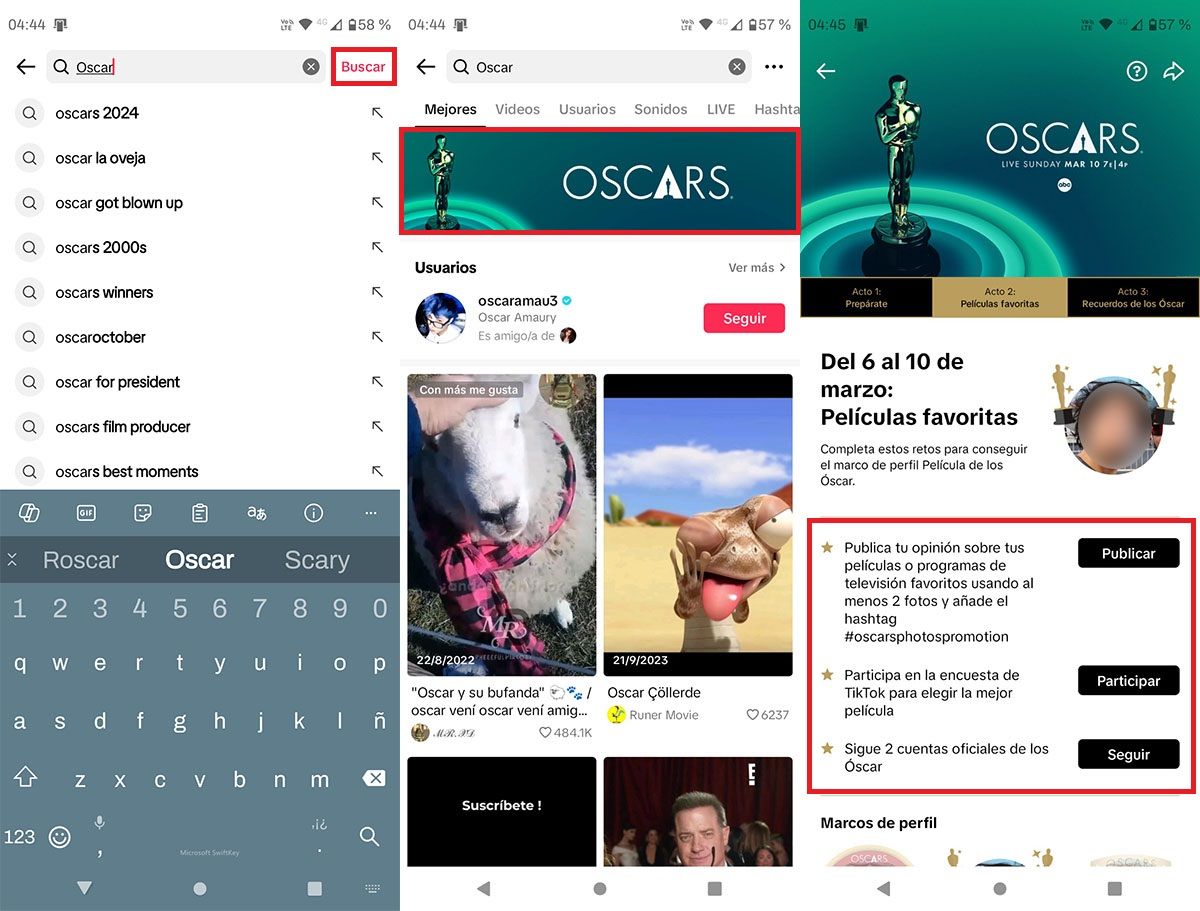 Play The Oscars Game On Tiktok