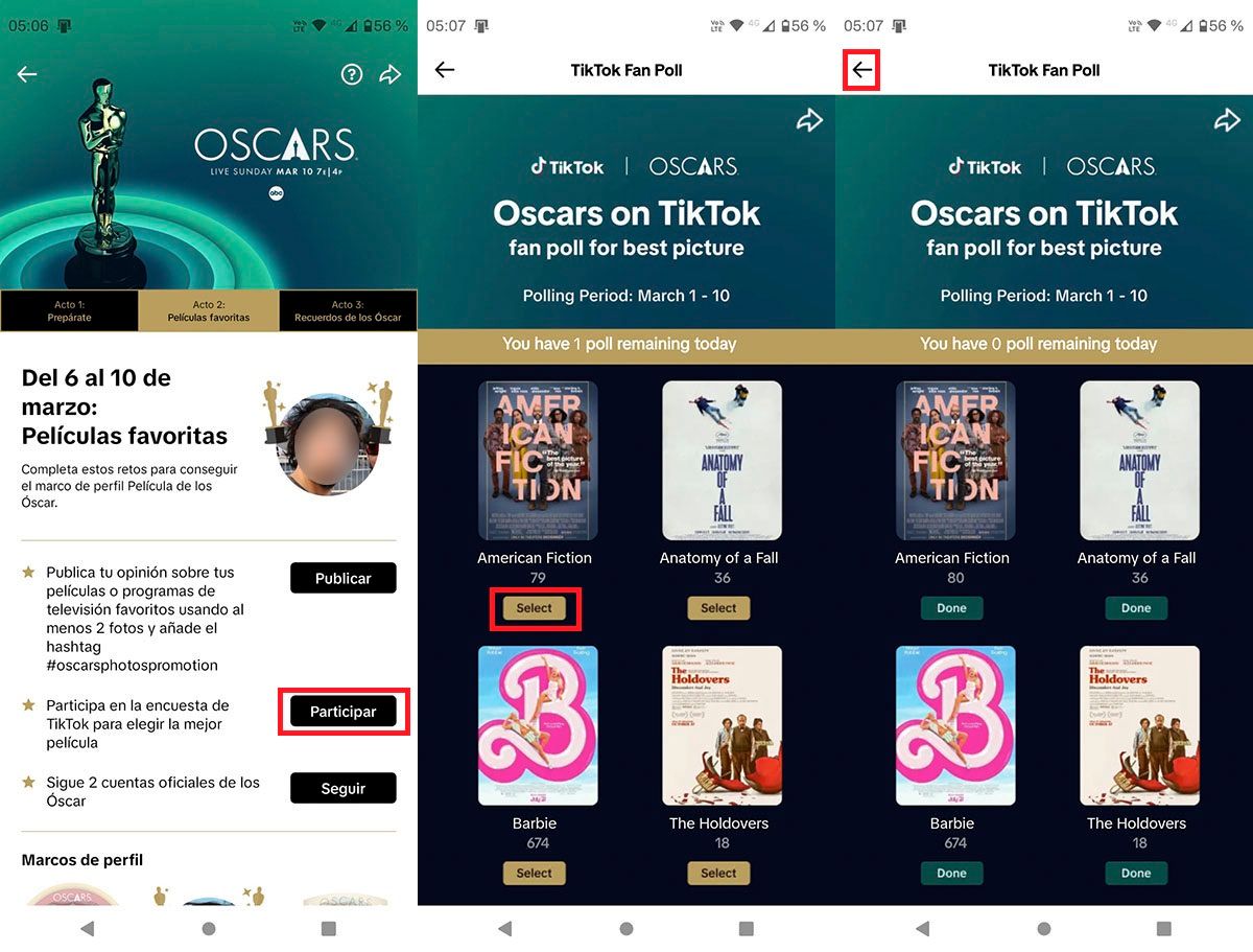 Complete The Tiktok Survey To Choose The Best Movie