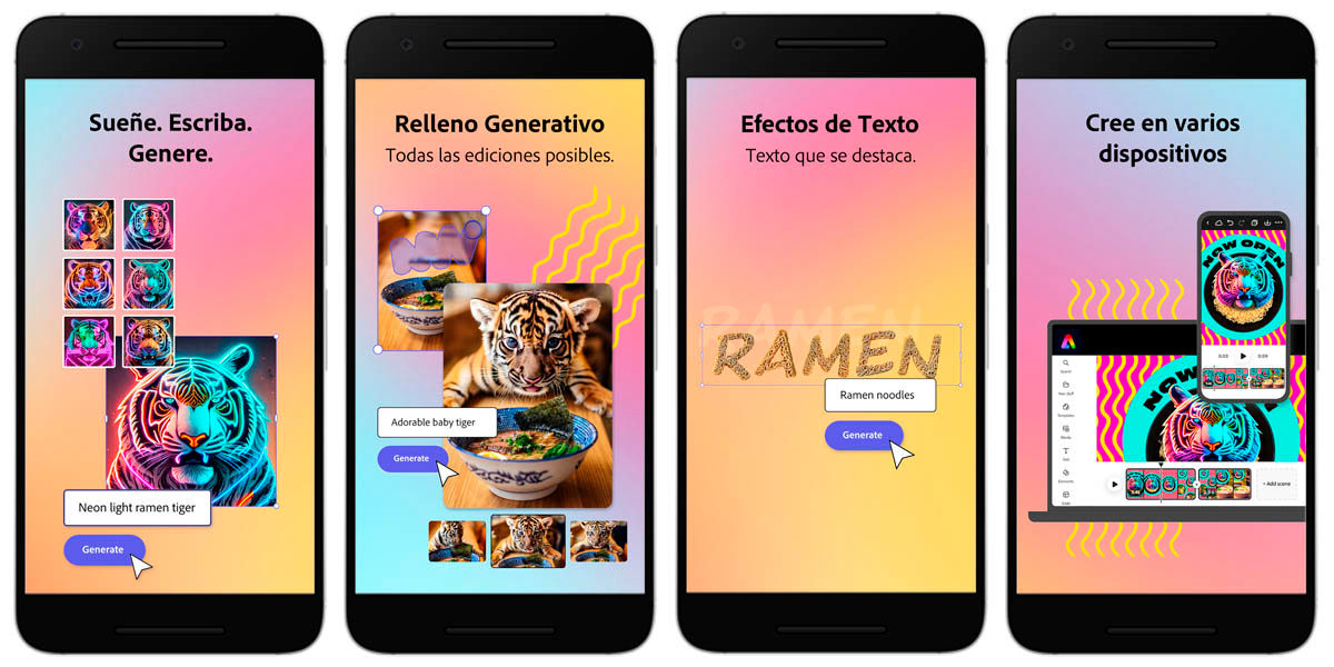 Ai Firefly Is Available For Free With Adobe Express Mobile.