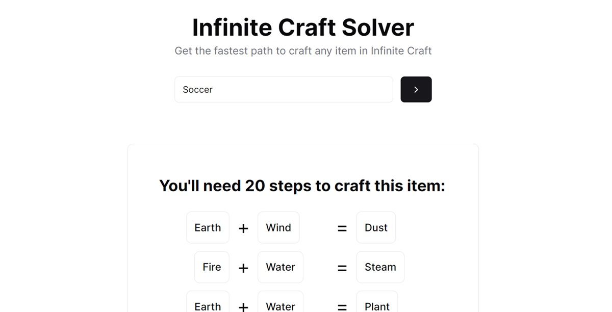Endless Craft Solver App To Cheat In Endless Craft