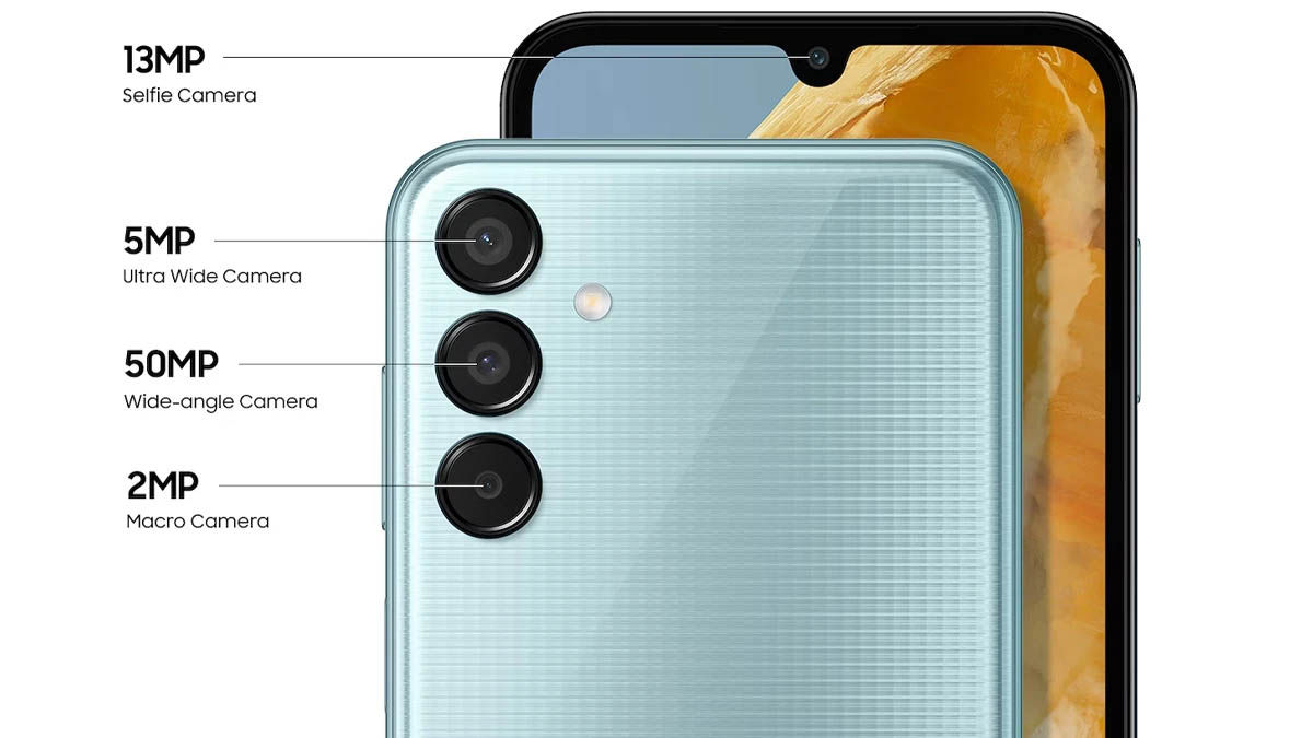 Samsung Galaxy M15 5G Cameras Design Screen