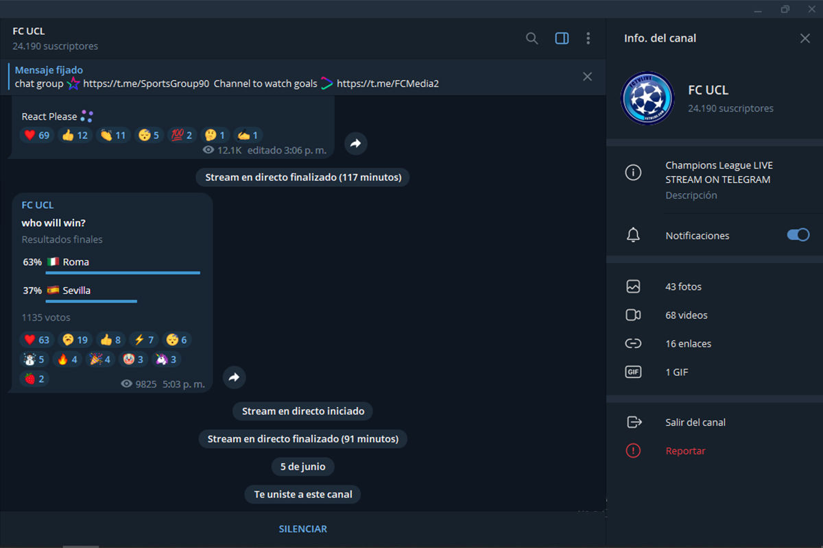 7 Telegram Groups To Watch Football Live And Free In 2024 3 Fc Ucl Telegram Channel With Links To Watch Football For Free