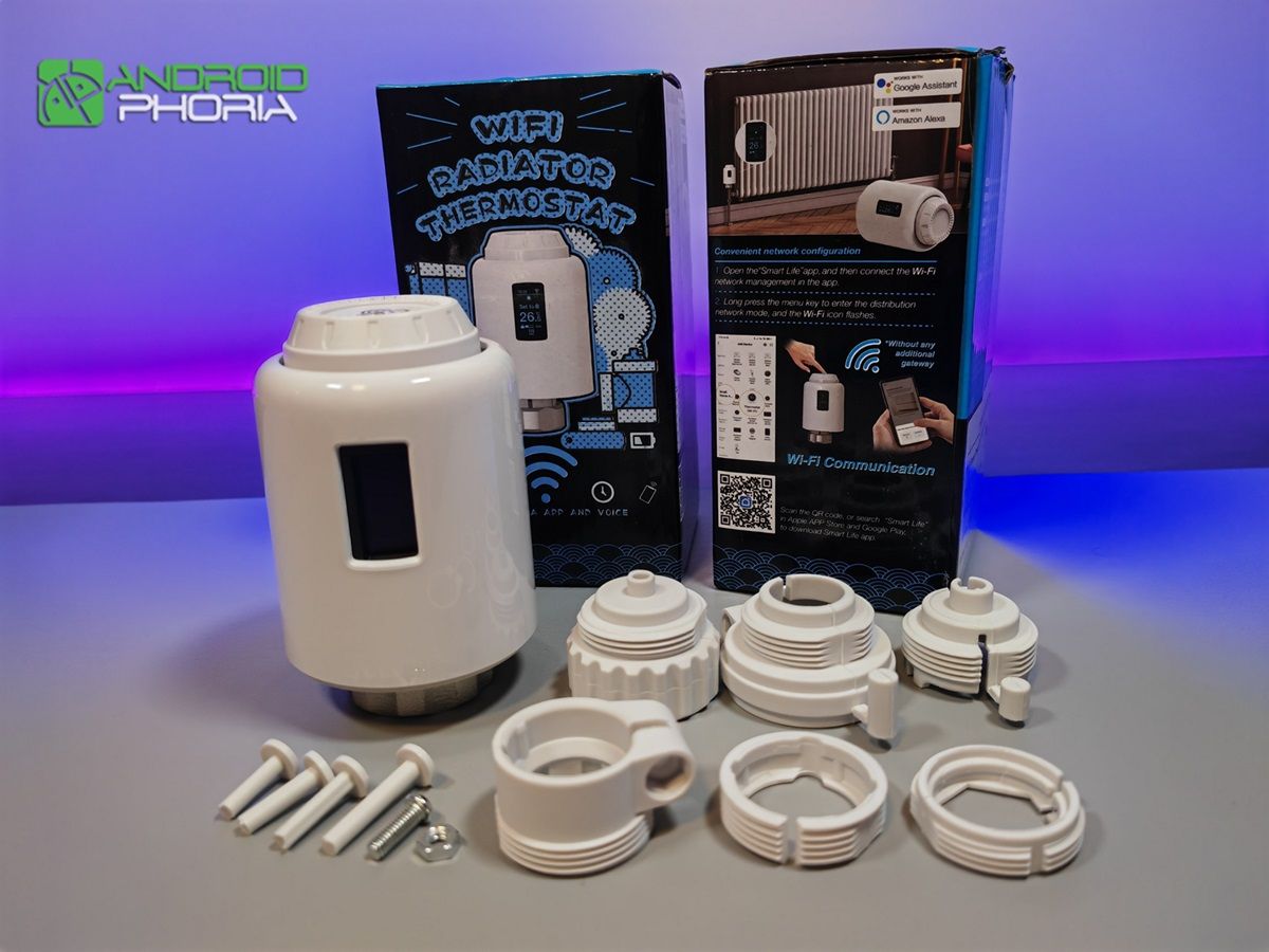 Ezaiot Smart Thermostatic Radiator Valve Contents Of The Box