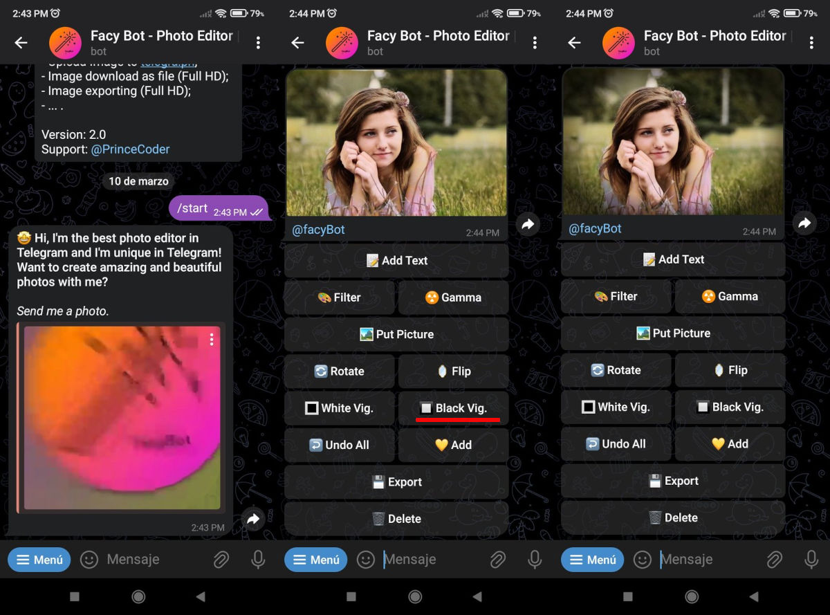Facy Bot - Editor De Fotos