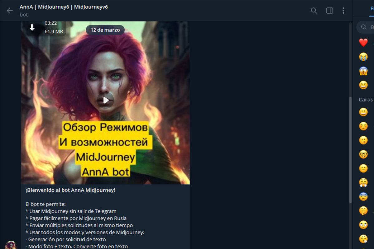 6 Telegram Bots To Create Images With Ai 5 This Bot Is Very Versatile For Creating Images With Ai.
