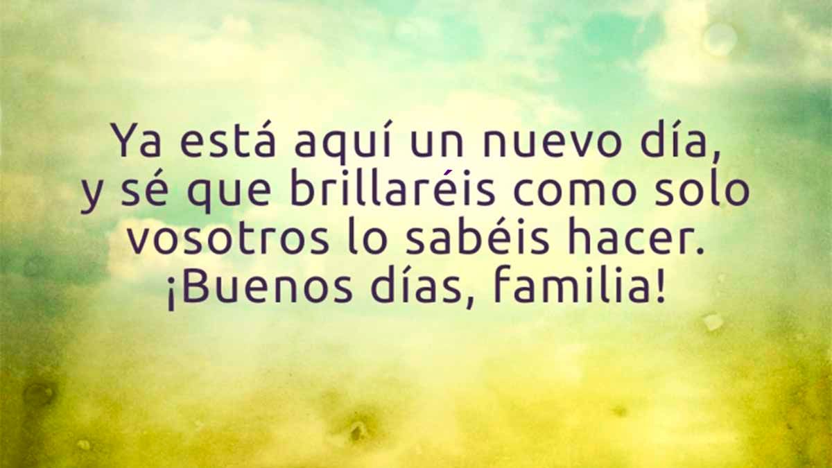 Good Morning Phrases For Family Whatsapp