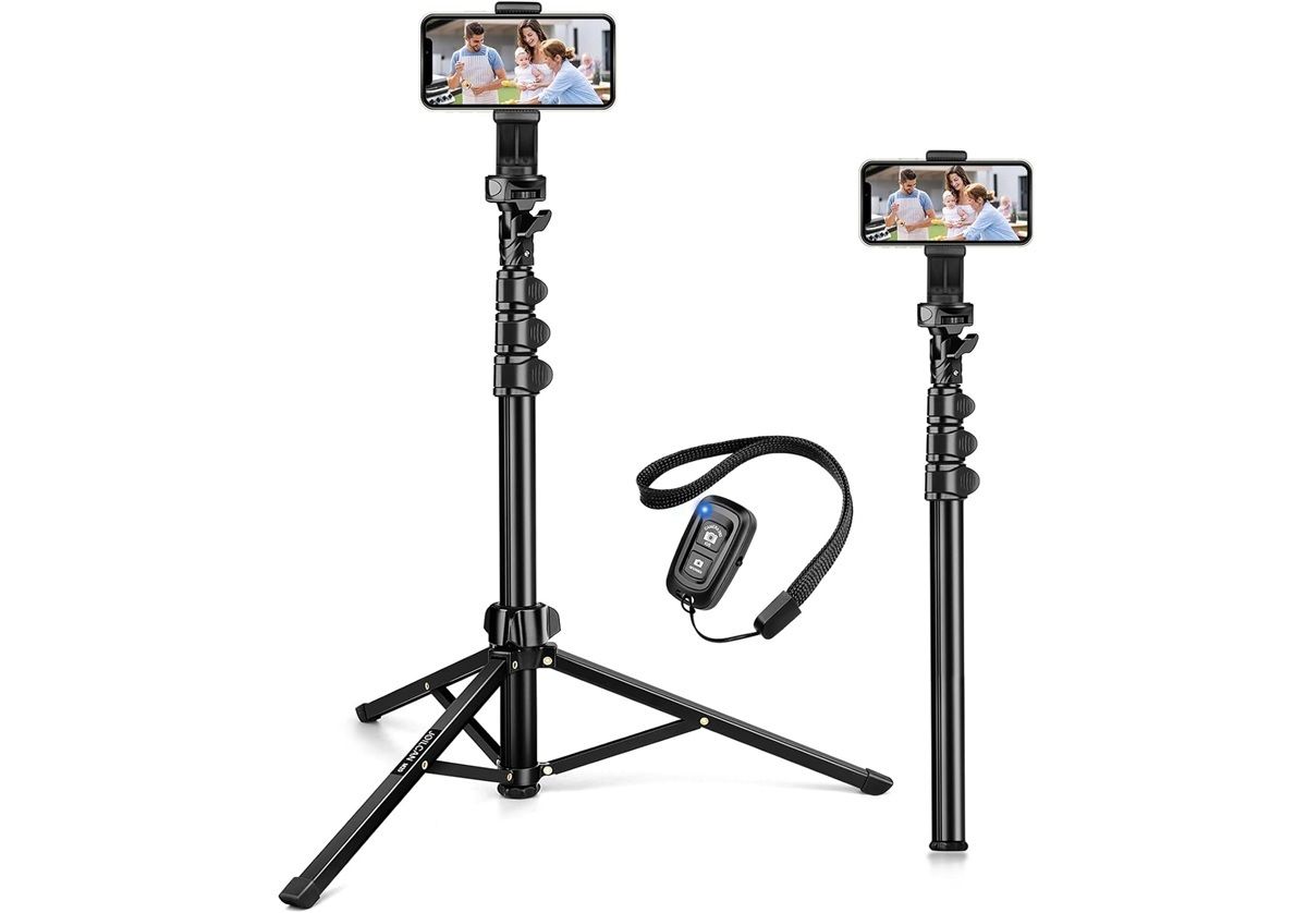 Tripod And Remote Shutter For Mobile Phones