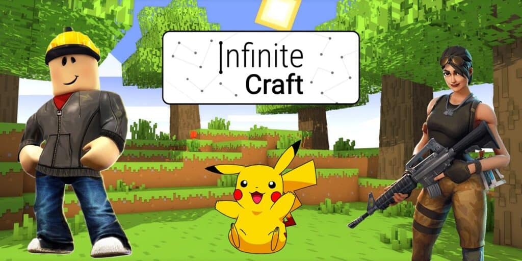 Como Hacer Minecraft, Fortnite, Roblox Y Pokemon En Infinite Craft