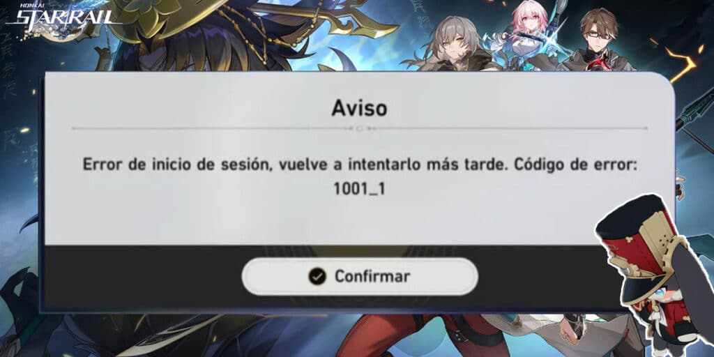 Error 1001 En Honkai Star Rail