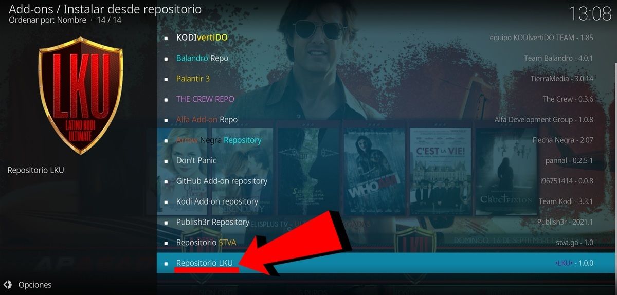Find The Lku Repository And Click On It