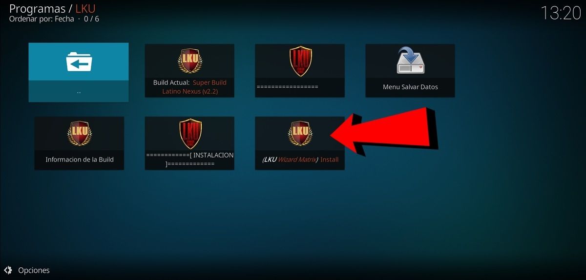 Click On Lku Wizard Matrix Install