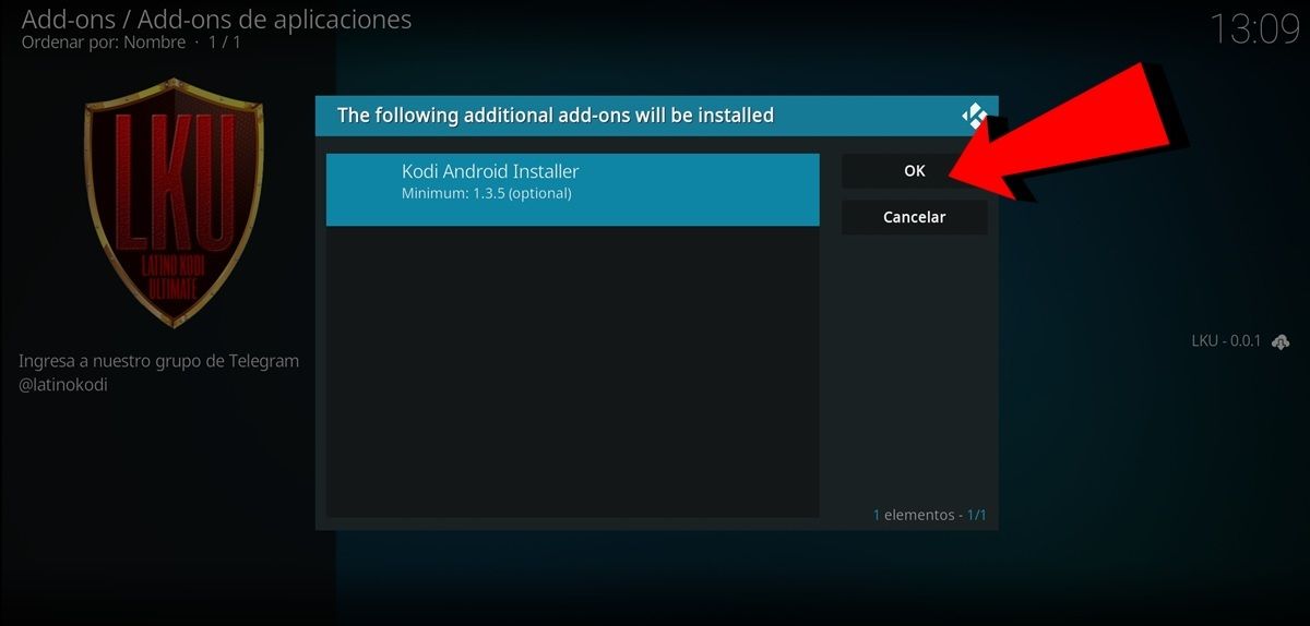 Click Ok To Confirm The Installation